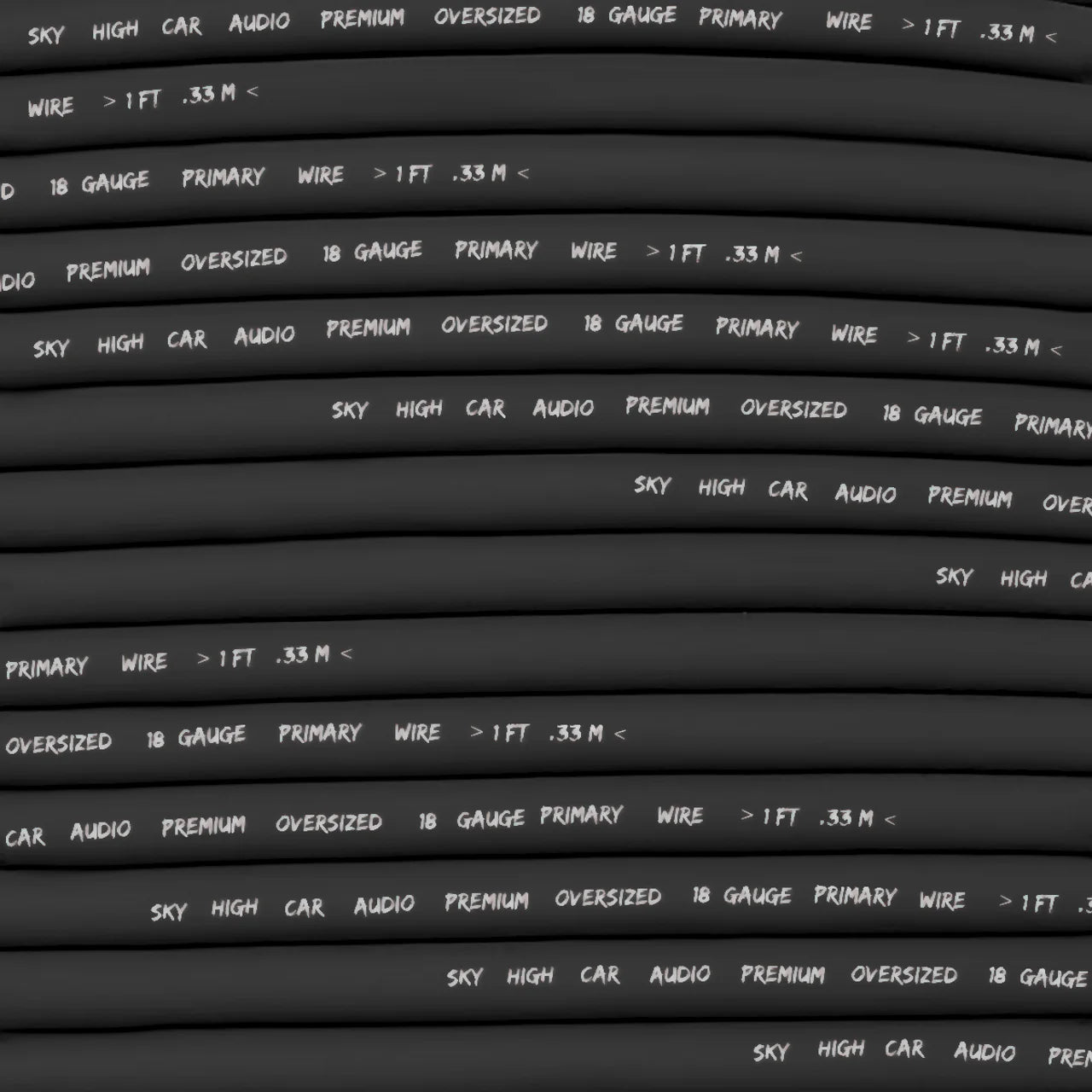 Sky High Car Audio CCA 18 Gauge Primary Wire 500ft