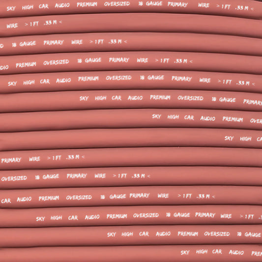 Sky High Car Audio CCA 18 Gauge Primary Wire 500ft