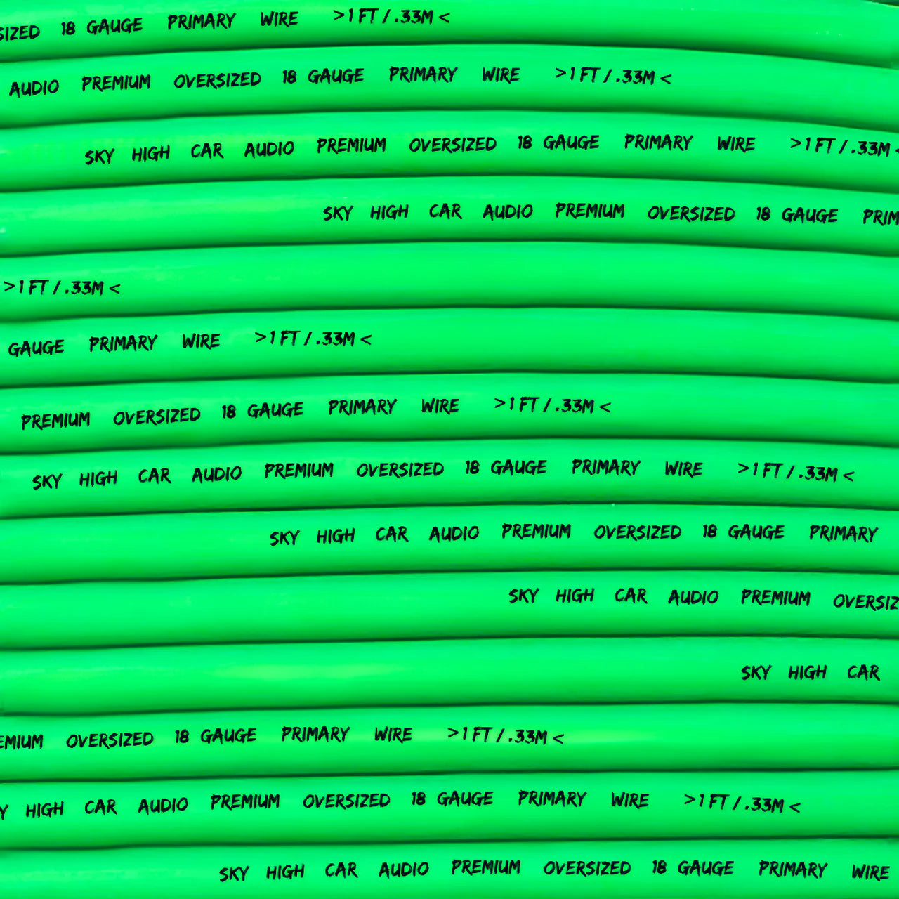 Sky High Car Audio CCA 18 Gauge Primary Wire 500ft