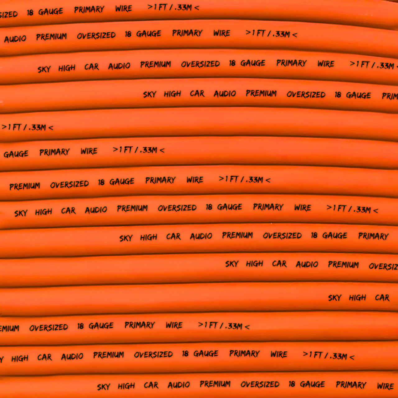 Sky High Car Audio CCA 18 Gauge Primary Wire 500ft
