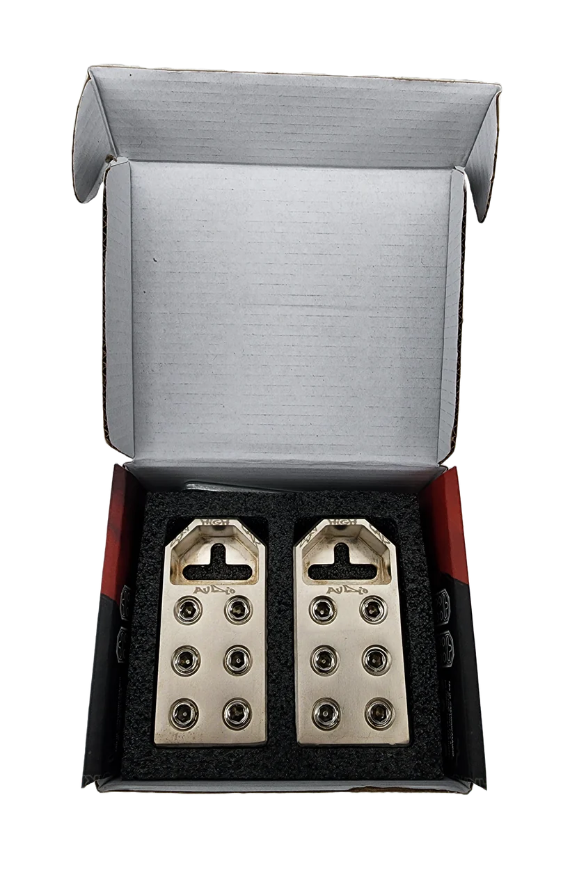 Sky High Car Audio (6) 1/0 Battery Terminals Cast Aluminum
