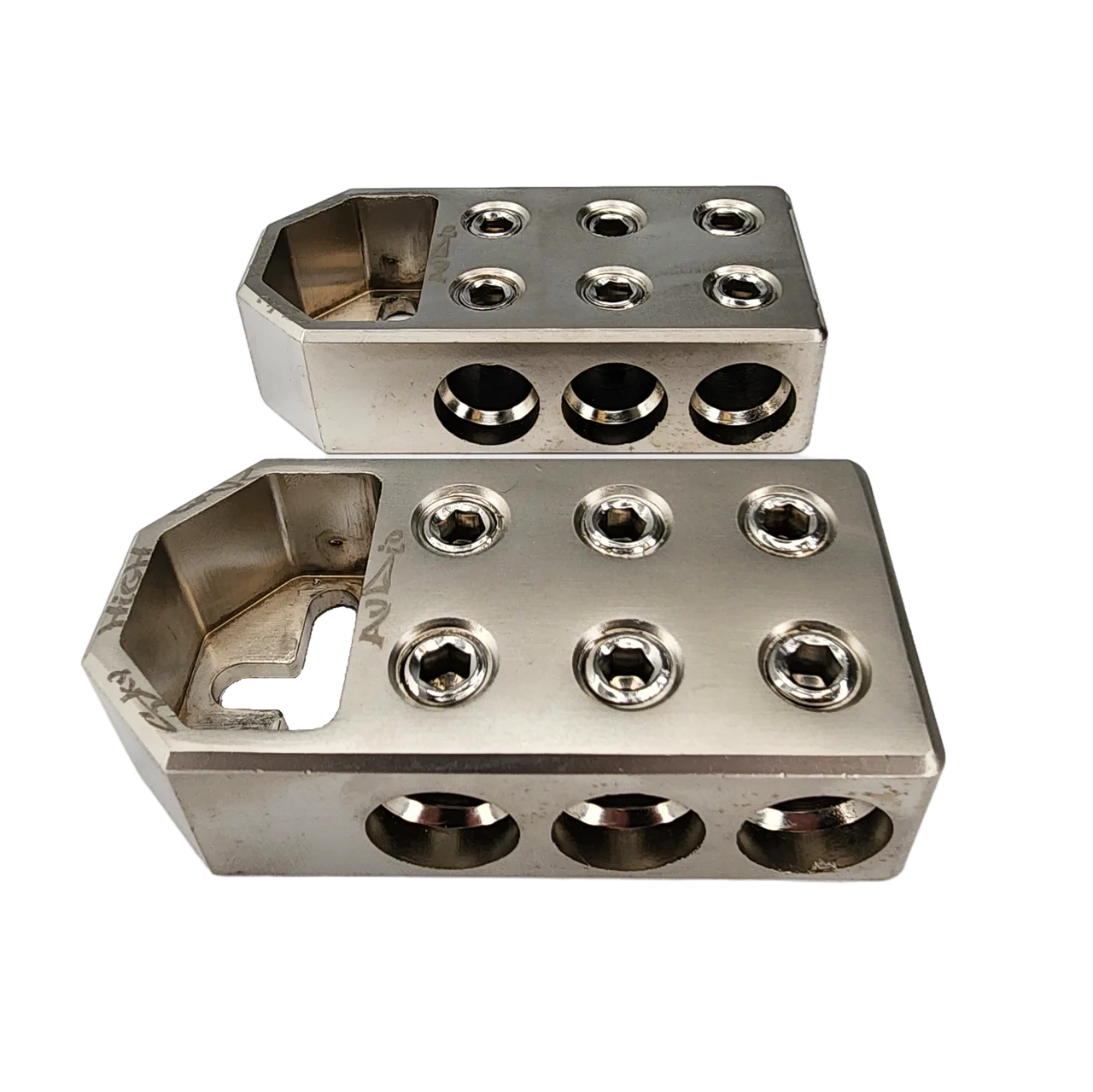 Sky High Car Audio (6) 1/0 Battery Terminals Cast Aluminum