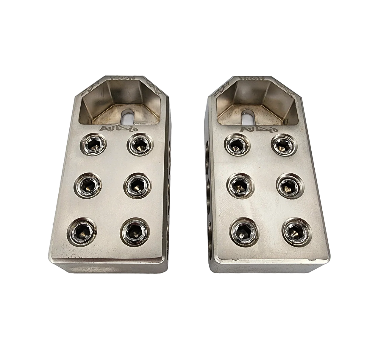 Sky High Car Audio (6) 1/0 Battery Terminals Cast Aluminum