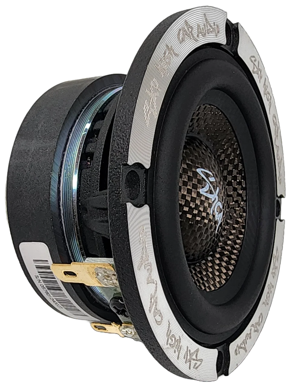 Sky High Car Audio SH-25FE 2.5" Loudspeaker with Carbon Fiber Cone (Pair