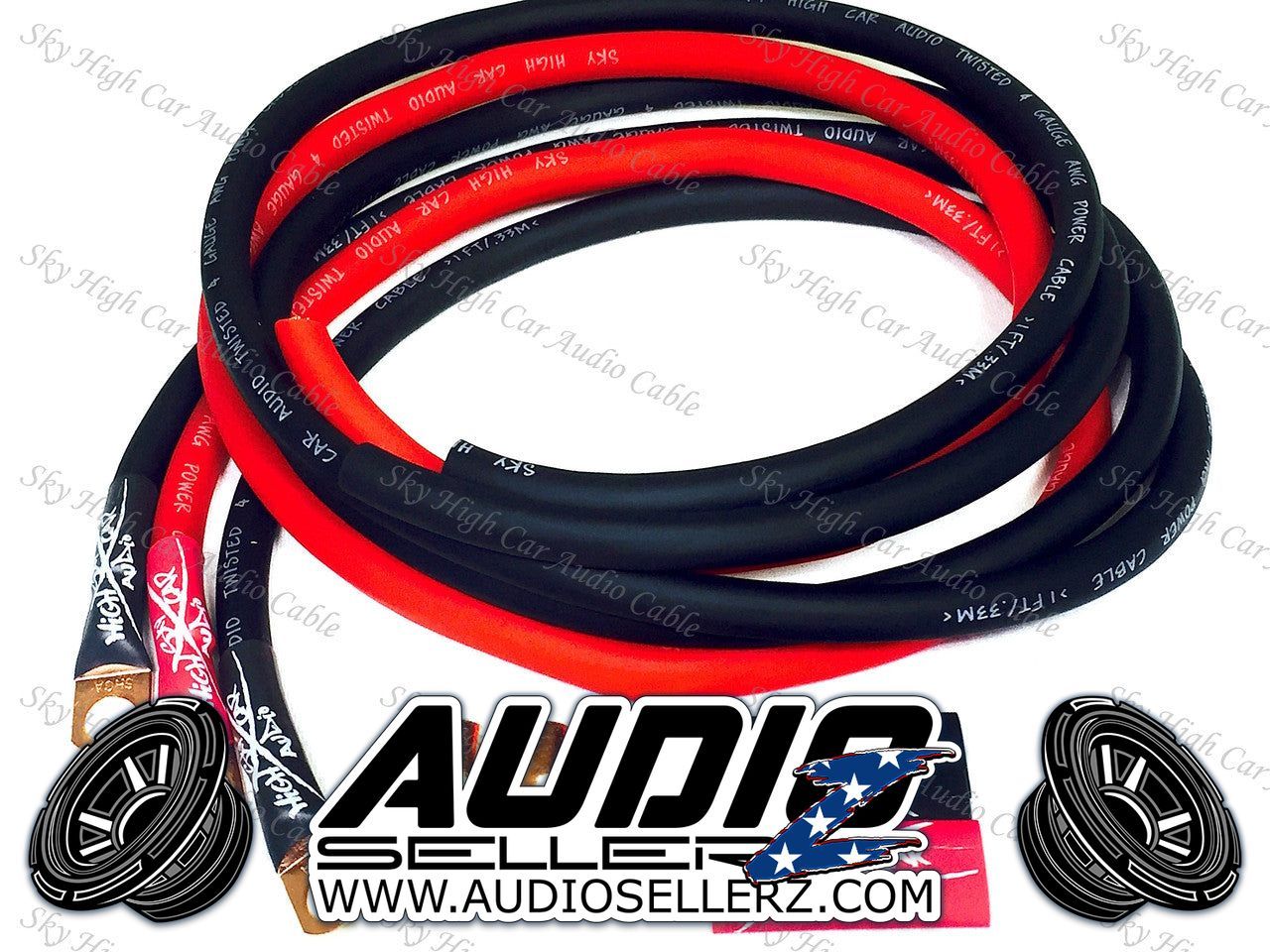 Sky High Car Audio 4ga CCA Big 3