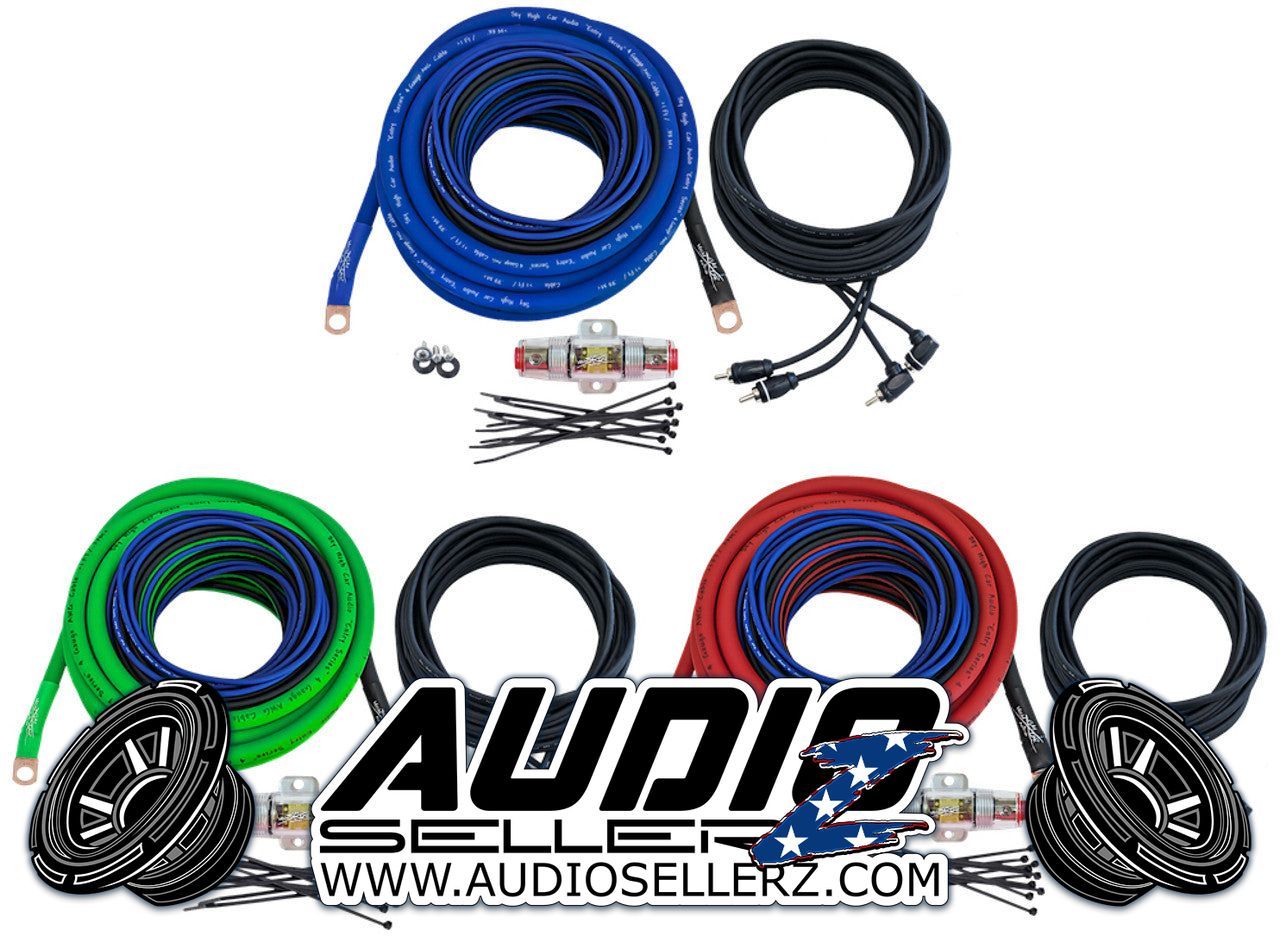 Sky High Car Audio CCA 4 Gauge E-Series Amp Kit