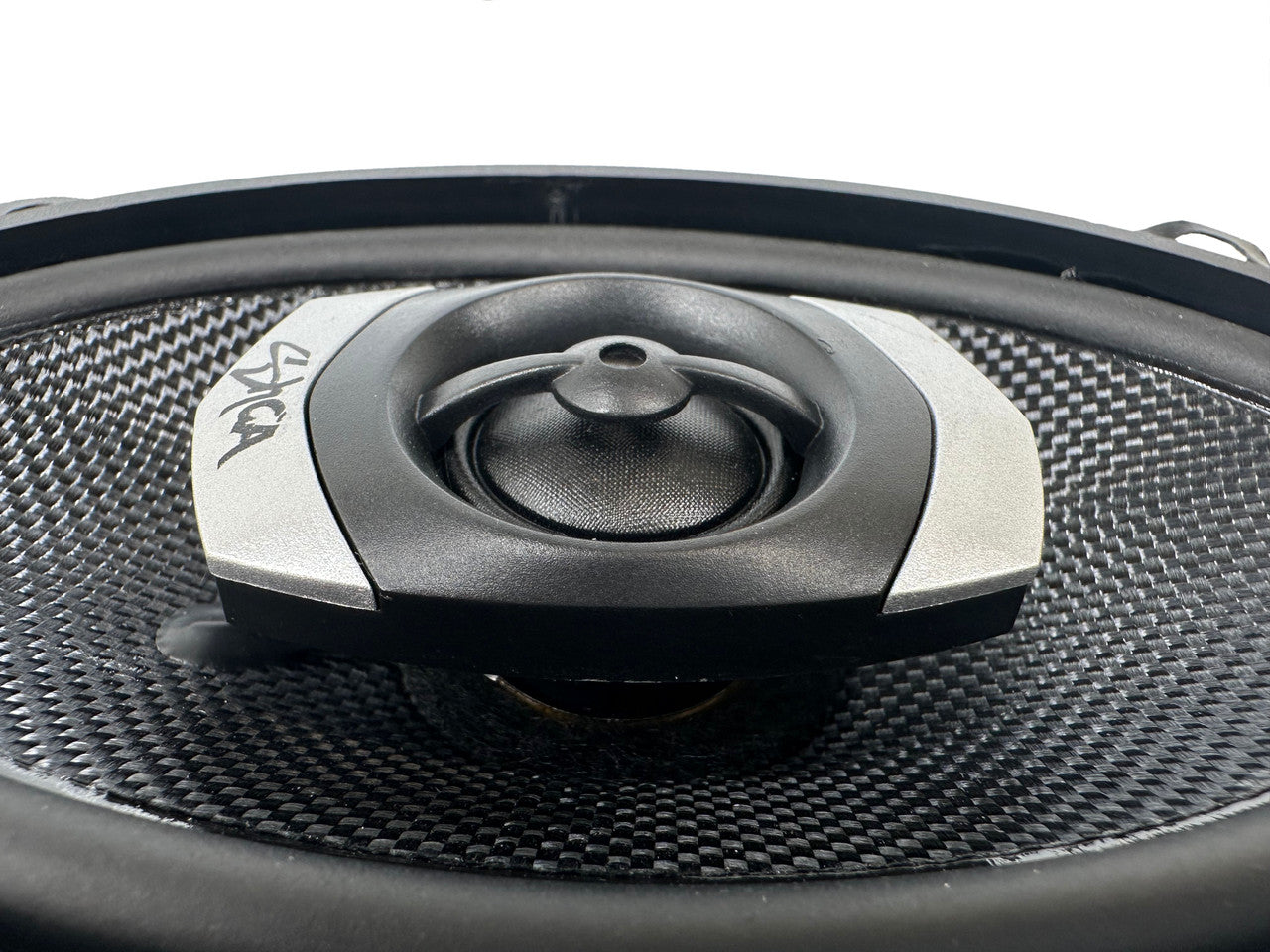 SHCA - C462 4x6" 2-way Coaxial Speakers (Pair) With Glass Fiber Cone and Pivoting Tweeter