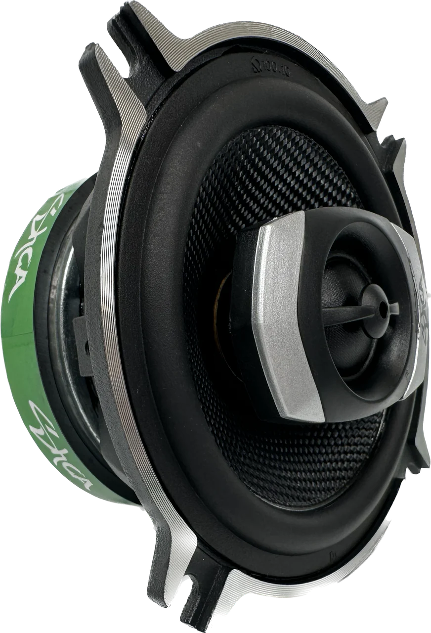 SHCA - C42 4" 2-way Coaxial Speakers (Pair) With Glass Fiber Cone and Pivoting Tweeter