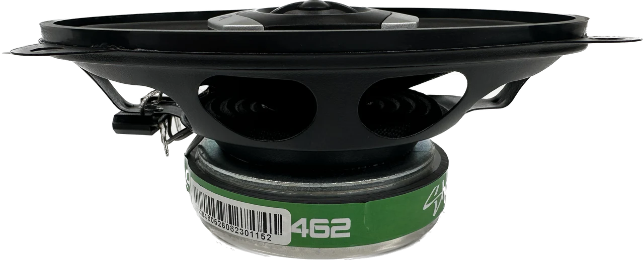 SHCA - C462 4x6" 2-way Coaxial Speakers (Pair) With Glass Fiber Cone and Pivoting Tweeter