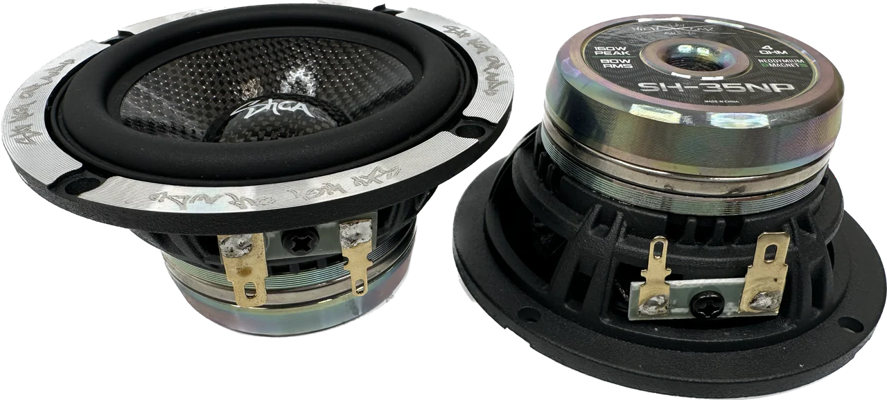 Sky High Car Audio 3.5" Neo Mid Range Pair