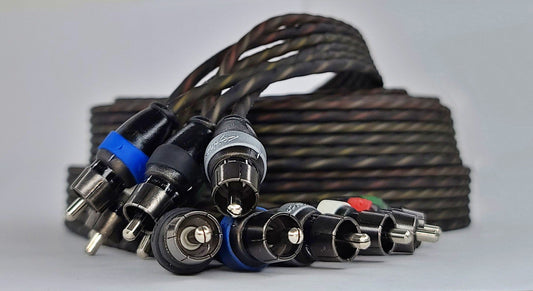 Sky High Car Audio Twisted 6-Channel Twisted RCA 12ft-20ft