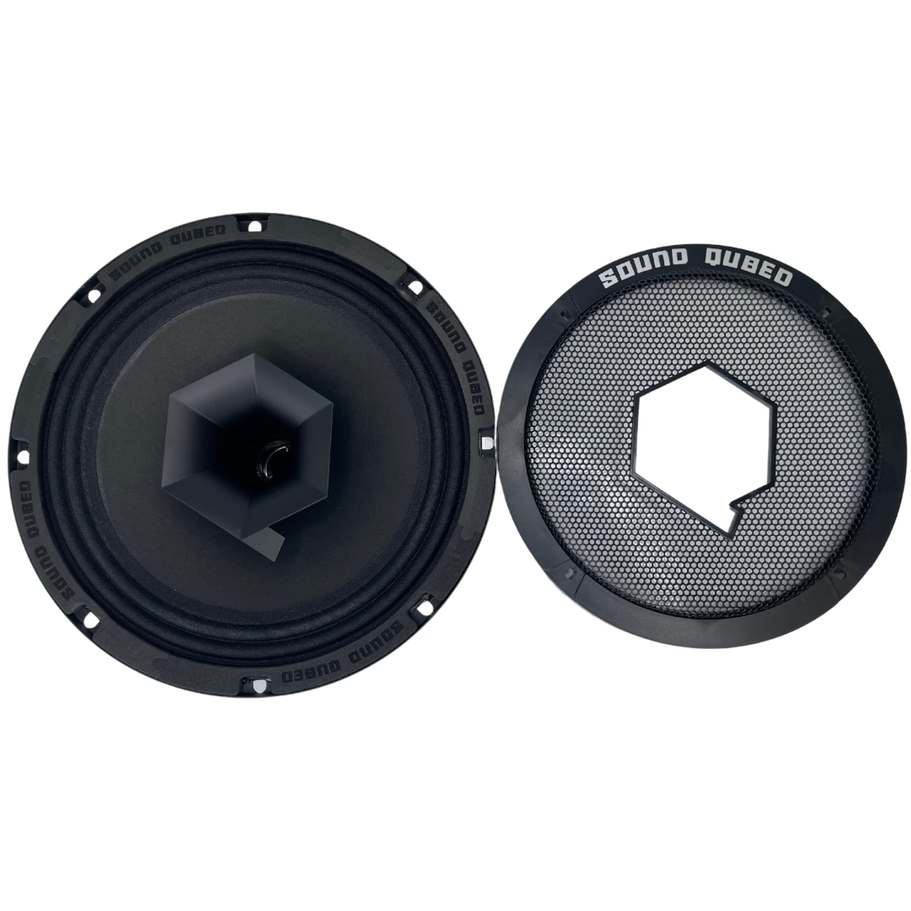 SoundQubed BGS-CX84SL Coaxial Slim Loudspeaker with 1" Compression Driver