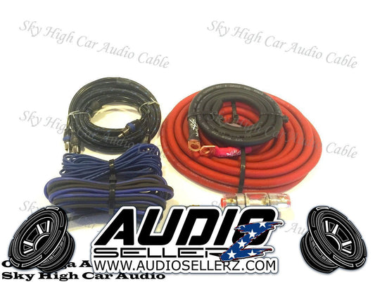 Sky High Car Audio 4 OFC Amp Kit