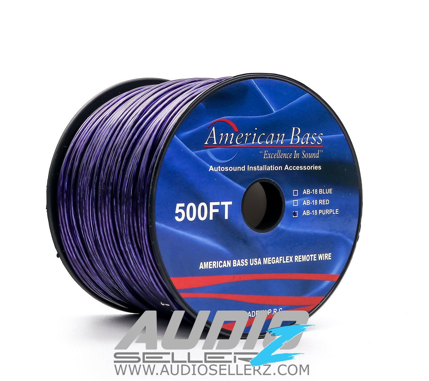 18 Gauge Remote Wire, 500ft Spool - American Bass Audio