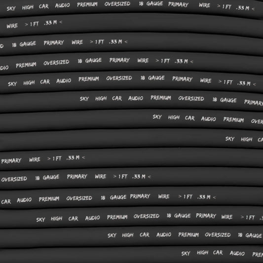 Sky High Car Audio CCA 18 Gauge Primary Wire 500ft