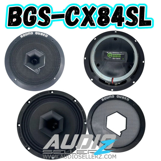 SoundQubed BGS-CX84SL Coaxial Slim Loudspeaker with 1" Compression Driver