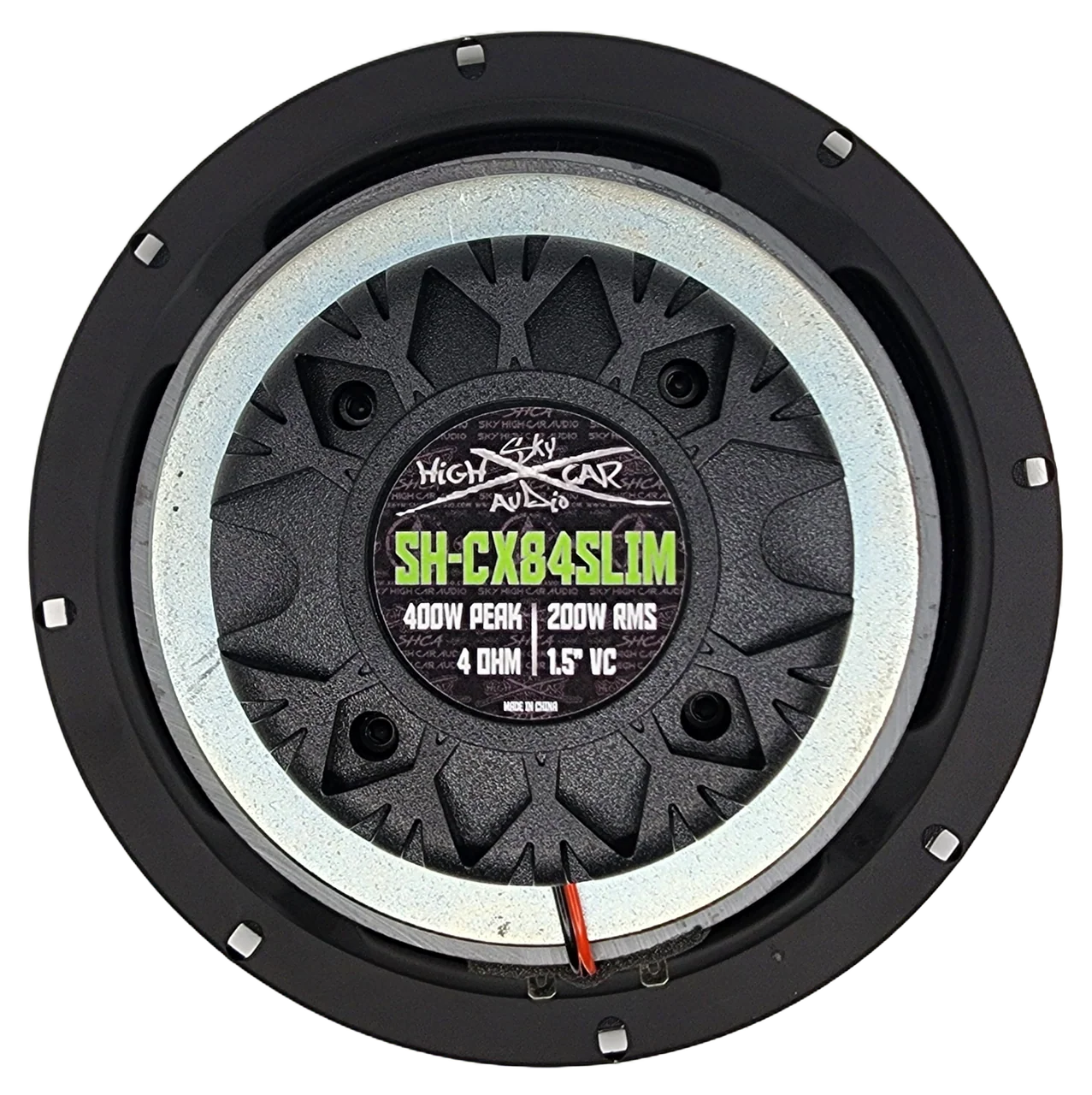 Sky High Car Audio SH-CX84SLIM 8" Slim Coaxial Speaker With Compression Driver Horn