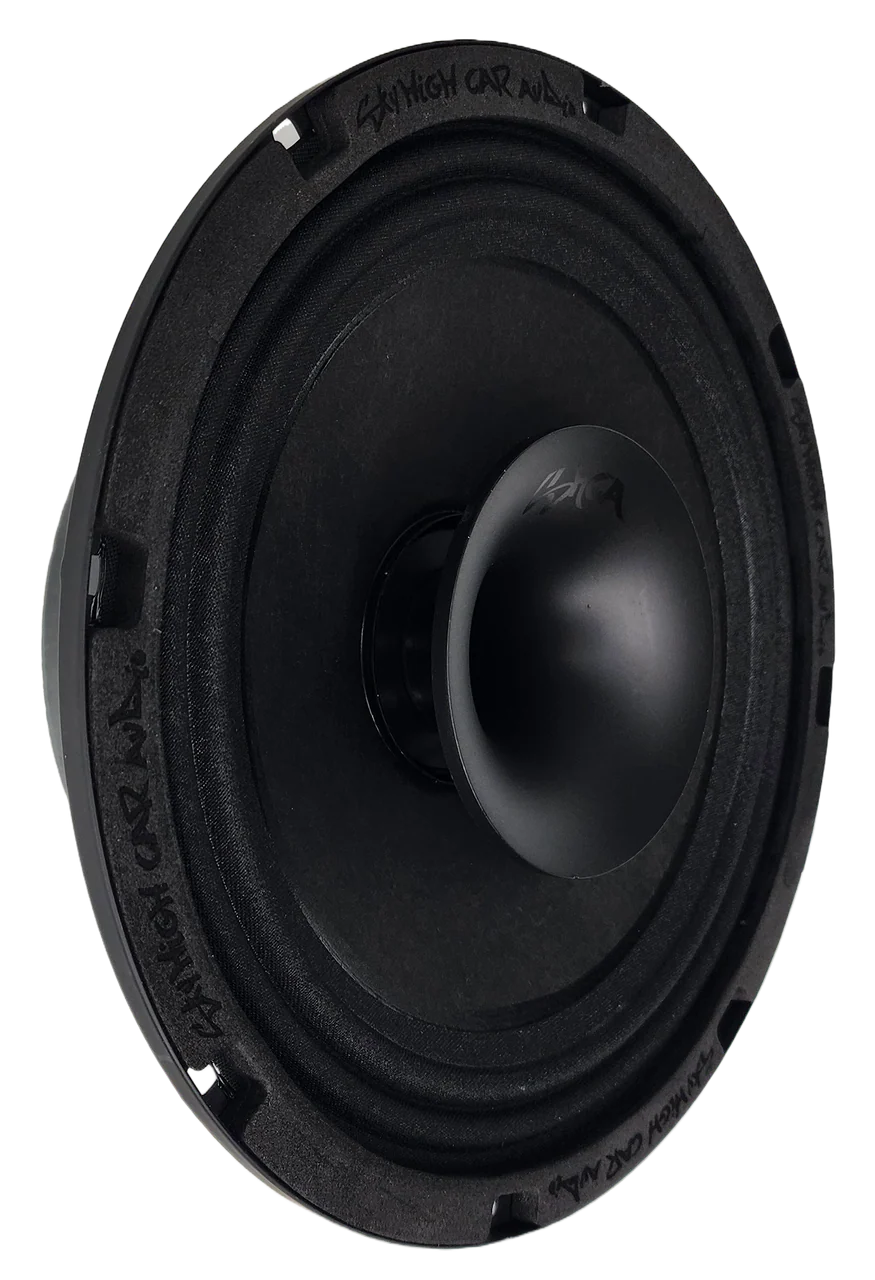 Sky High Car Audio SH-CX84SLIM 8" Slim Coaxial Speaker With Compression Driver Horn