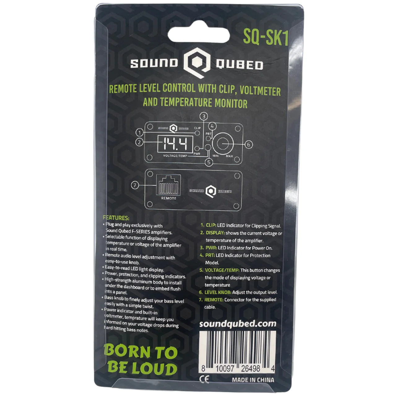 SoundQubed SK1 Bass Knob for F-Series Amplifiers