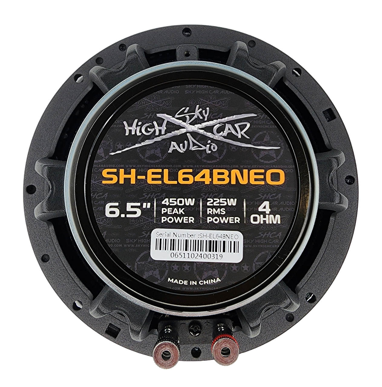 Sky High Car Audio SH-EL64BNEO 6.5" Neodymium Bullet Midrange Speaker