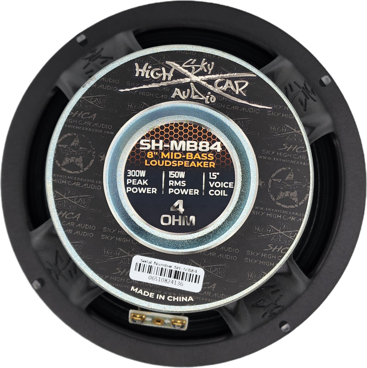 SHCA Pro Audio MB84 8" Mid-Bass Loudspeaker with 1.5" Voice Coil (Single)