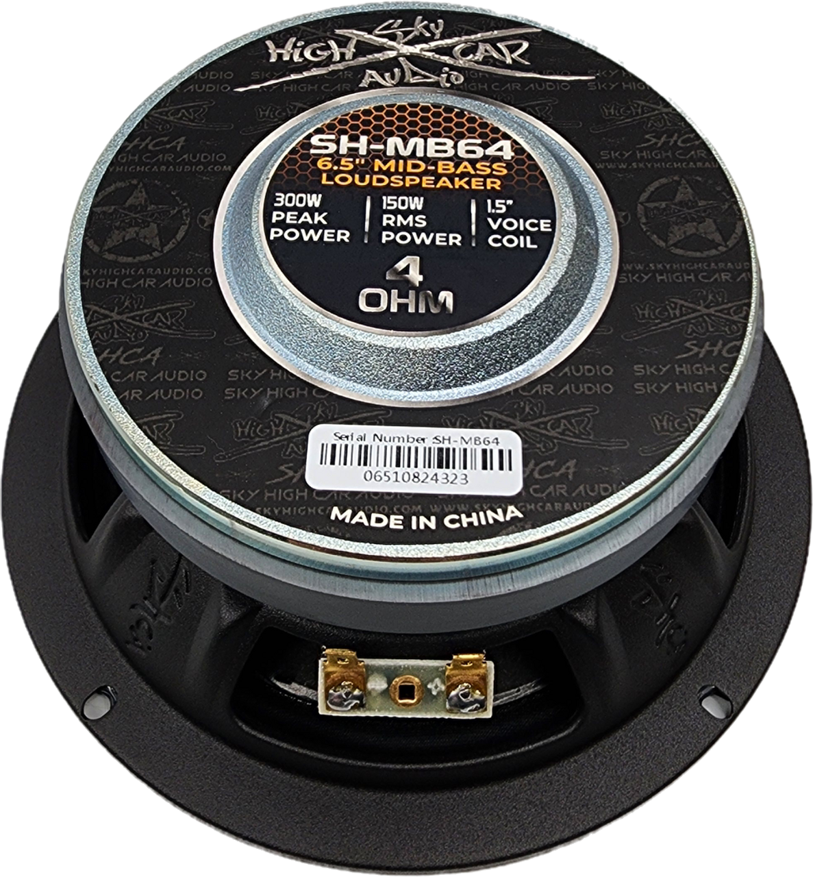 SHCA Pro Audio MB64 6.5" Mid-Bass Loudspeaker with 1.5" Voice Coil (Single)