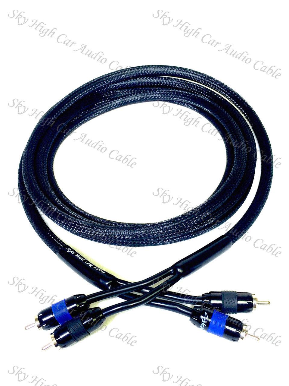 Sky High Car Audio Premium 2-Channel RCA 1.5ft-20ft - Audio Sellerz