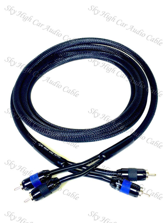Sky High Car Audio Premium 2-Channel RCA 1.5ft-20ft - Audio Sellerz