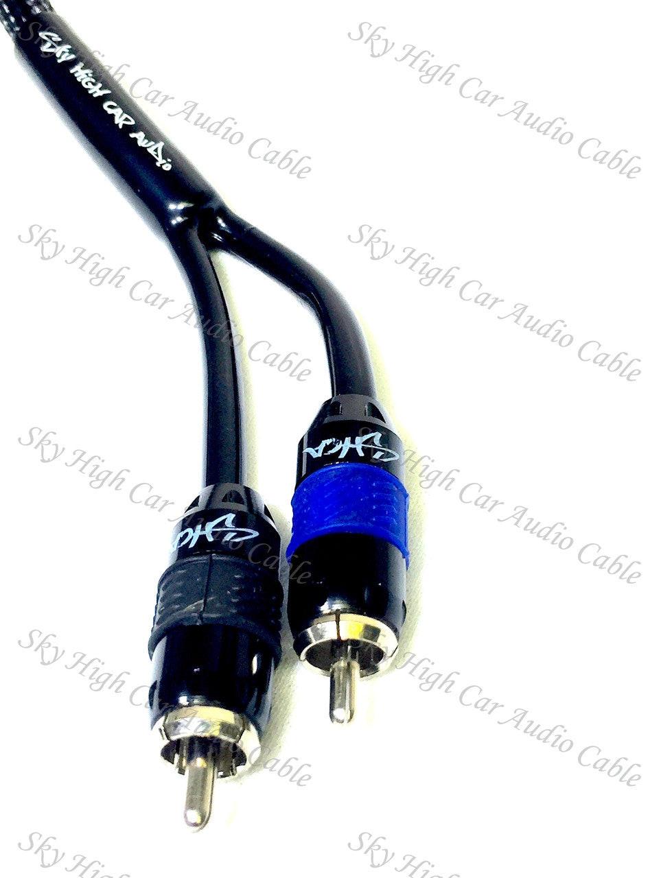 Sky High Car Audio Premium 2-Channel RCA 1.5ft-20ft - Audio Sellerz