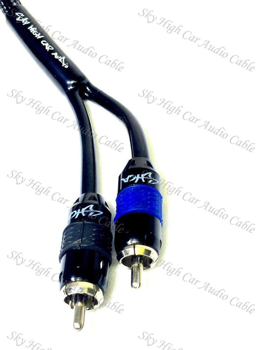 Sky High Car Audio Premium 2-Channel RCA 1.5ft-20ft - Audio Sellerz