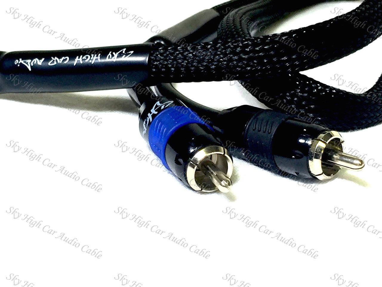 Sky High Car Audio Premium 2-Channel RCA 1.5ft-20ft - Audio Sellerz