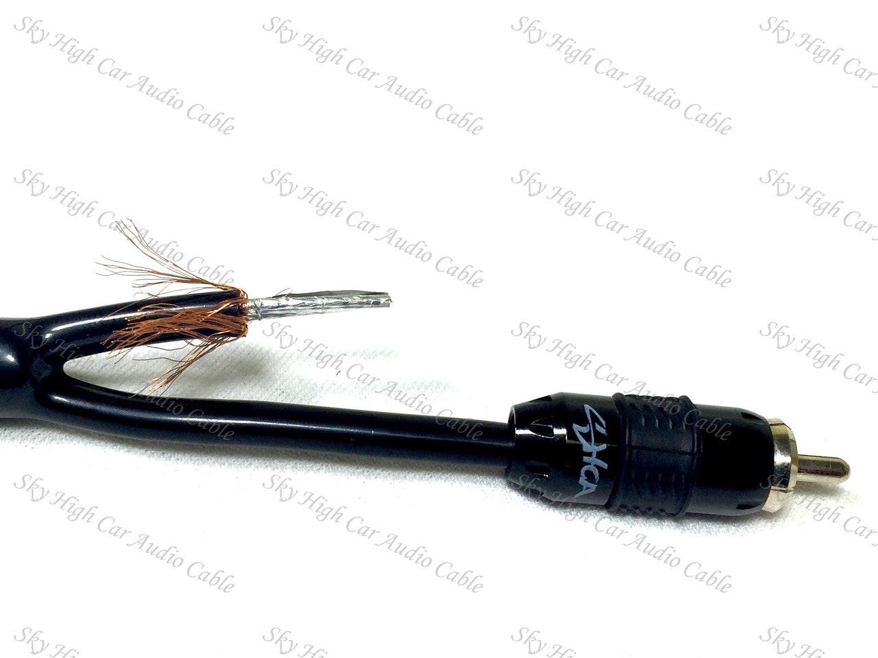 Sky High Car Audio Premium 2-Channel RCA 1.5ft-20ft - Audio Sellerz