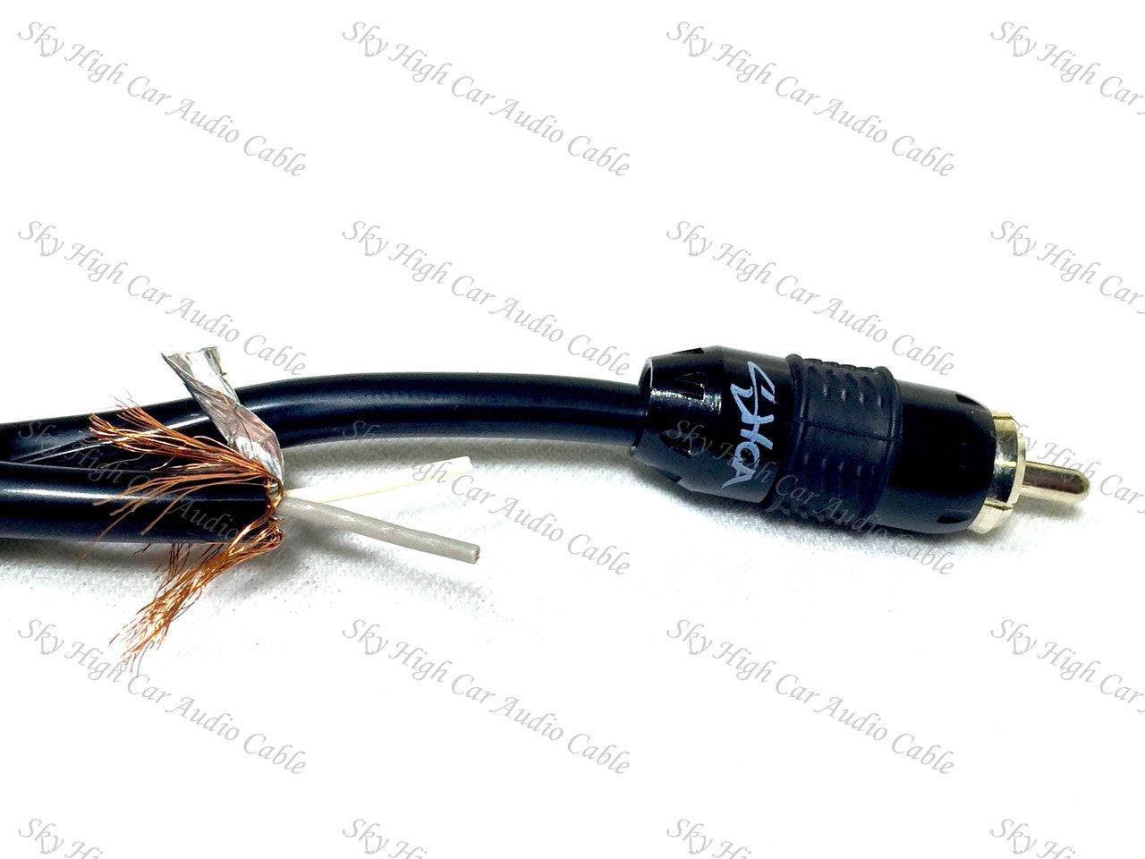 Sky High Car Audio Premium 2-Channel RCA 1.5ft-20ft - Audio Sellerz