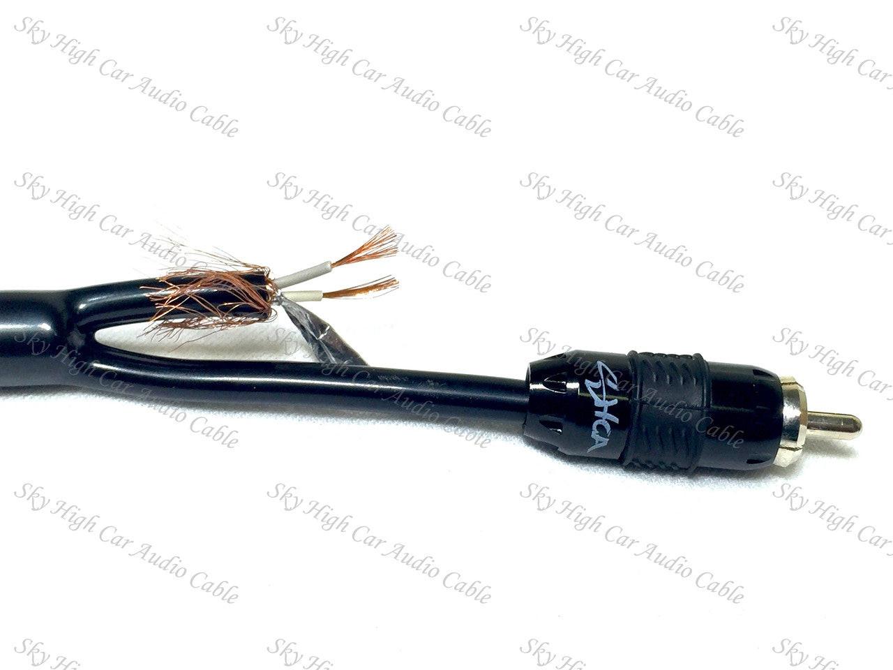 Sky High Car Audio Premium 2-Channel RCA 1.5ft-20ft - Audio Sellerz