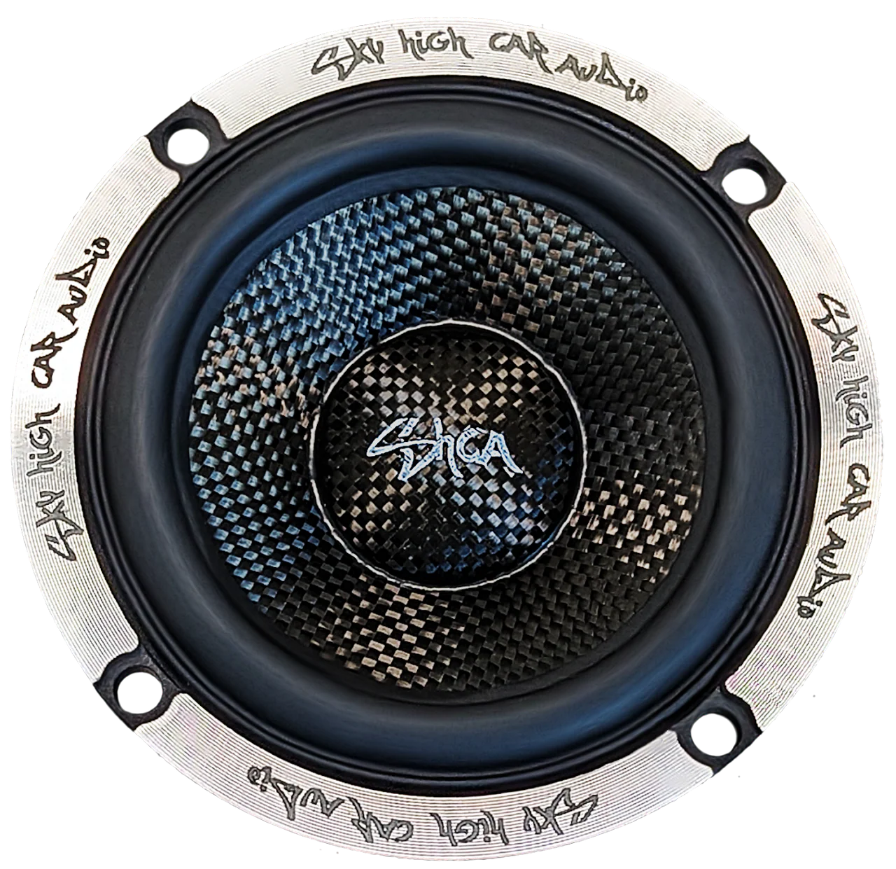 Sky High Car Audio SH-35FE 3.5" Loudspeaker with Carbon Fiber Cone (Pair)