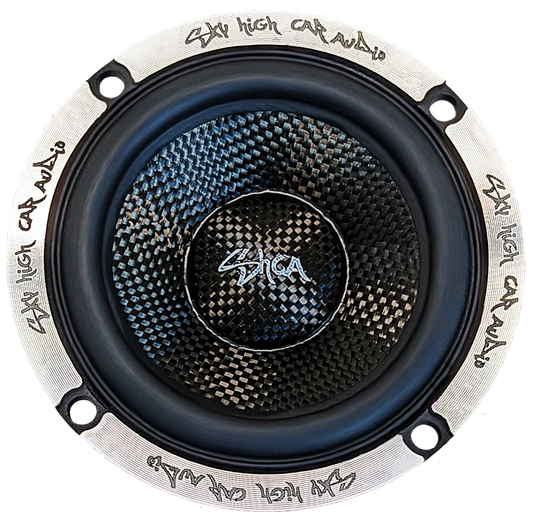 Sky High Car Audio SH-35FE 3.5" Loudspeaker with Carbon Fiber Cone (Pair)