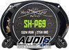 Sky High Car Audio SH-P69 6x9” COAXIAL MID-RANGE LOUDSPEAKER WITH 1" BULLET TWEETER