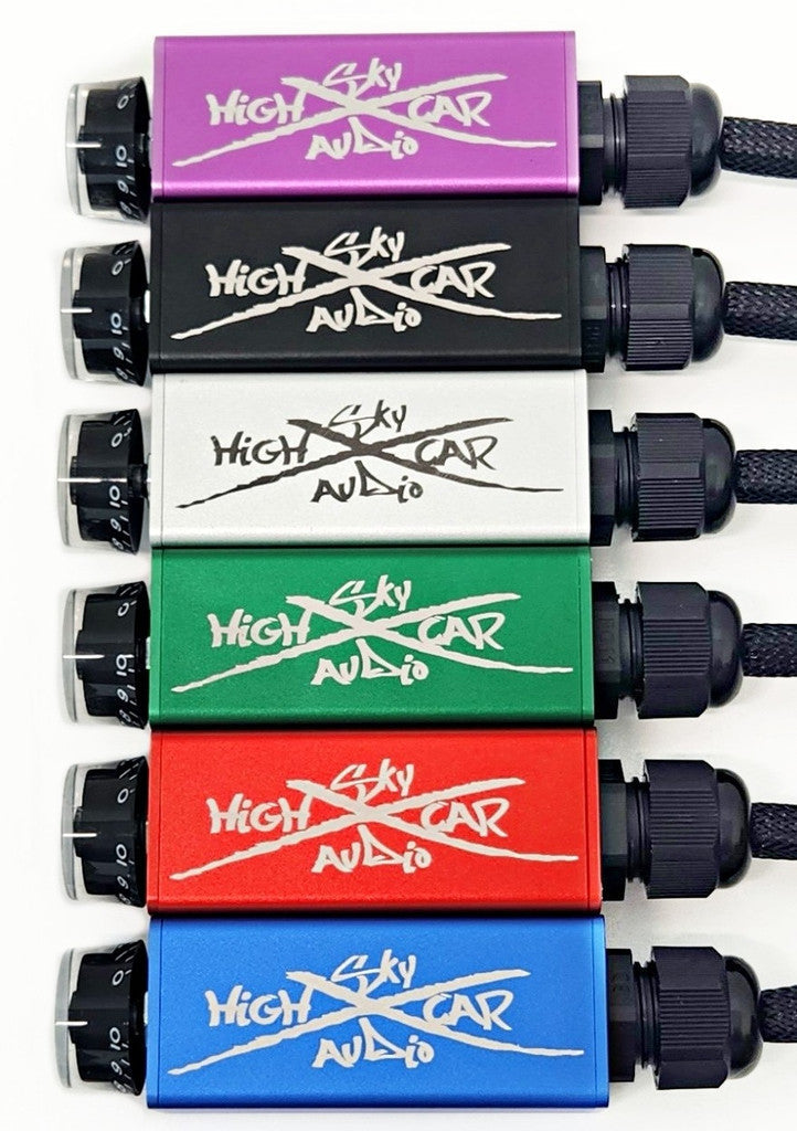 Sky High Car Audio Aluminum Universal RCA Bass Knob