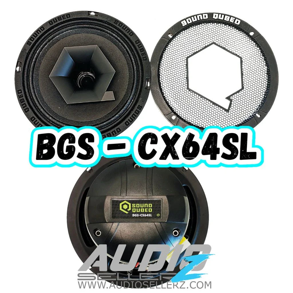 SoundQubed BGS-CX64SL 6.5" Coaxial Slim Loudspeaker with 1″ Compression Driver