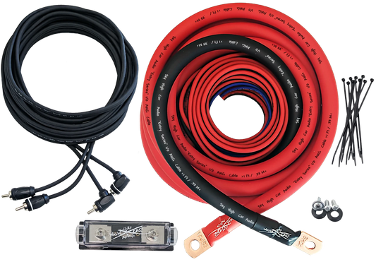 Sky High Car Audio CCA 1/0 E-Series Amp Kit