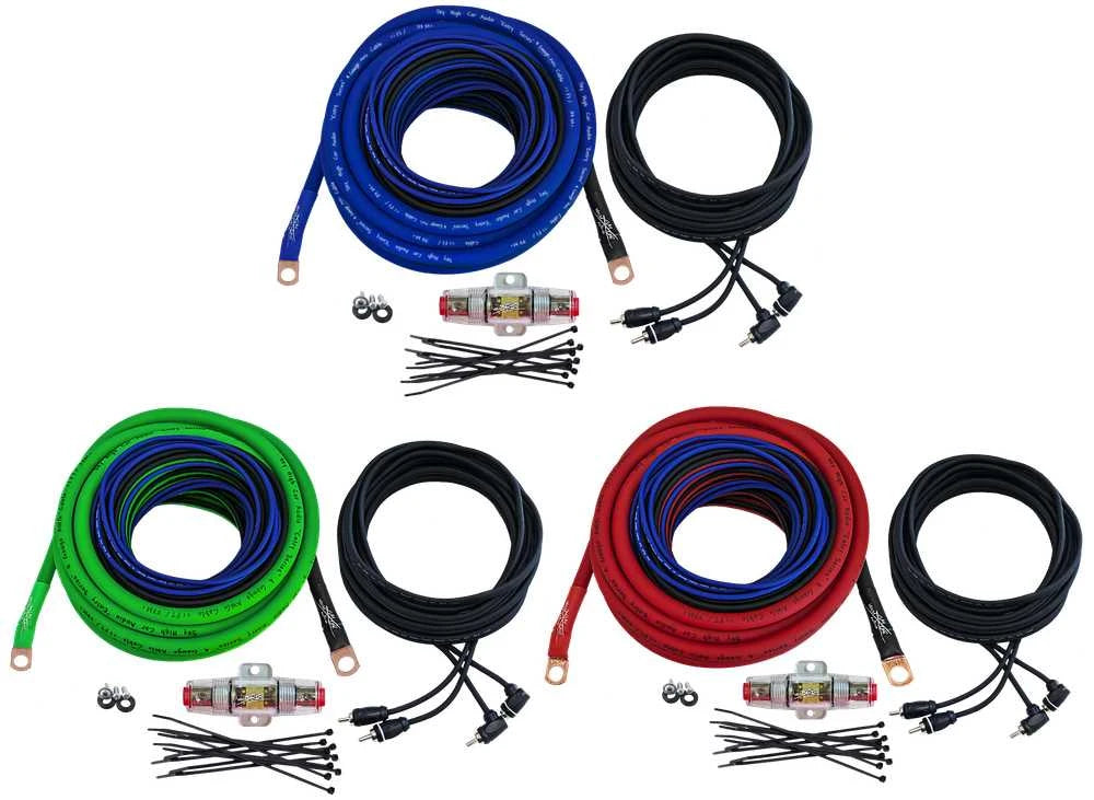 Sky High Car Audio CCA 4 Gauge E-Series Amp Kit