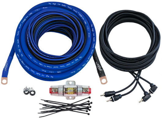 Sky High Car Audio CCA 4 Gauge E-Series Amp Kit