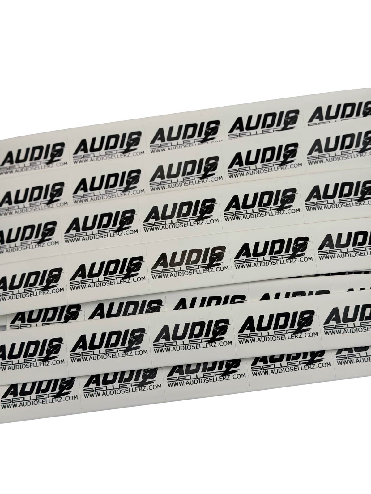 Audio Sellerz 1/0 Gauge Heat Shrink – White with Logo (Sold Individually) - Audio Sellerz