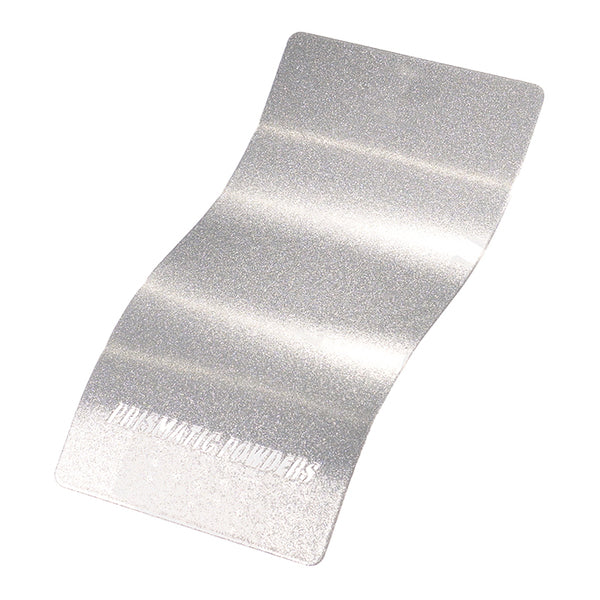 Heavy Silver PMS-0517 Prismatic Powders powder coat color swatch