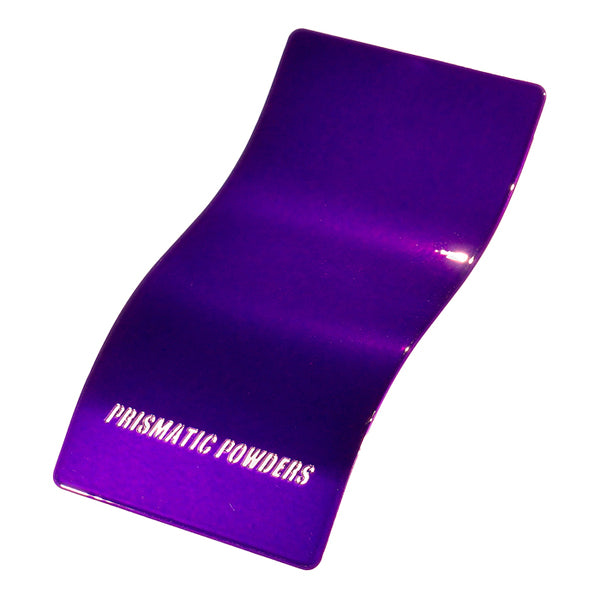 ILLUSION PURPLE PSB-4629 Top coat PPS-2974 Clear Vision Prismatic Powders powder coat color swatch