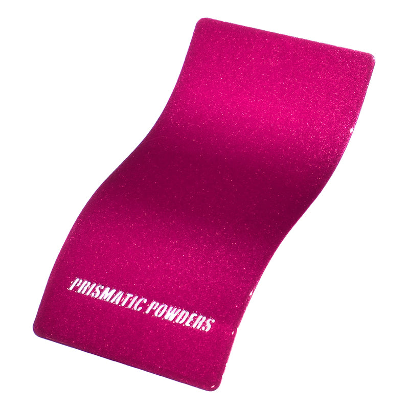 Illusion Raspberry PMS-10785 Top coat PPS-2974 Clear Vision Prismatic Powders powder coat color swatch