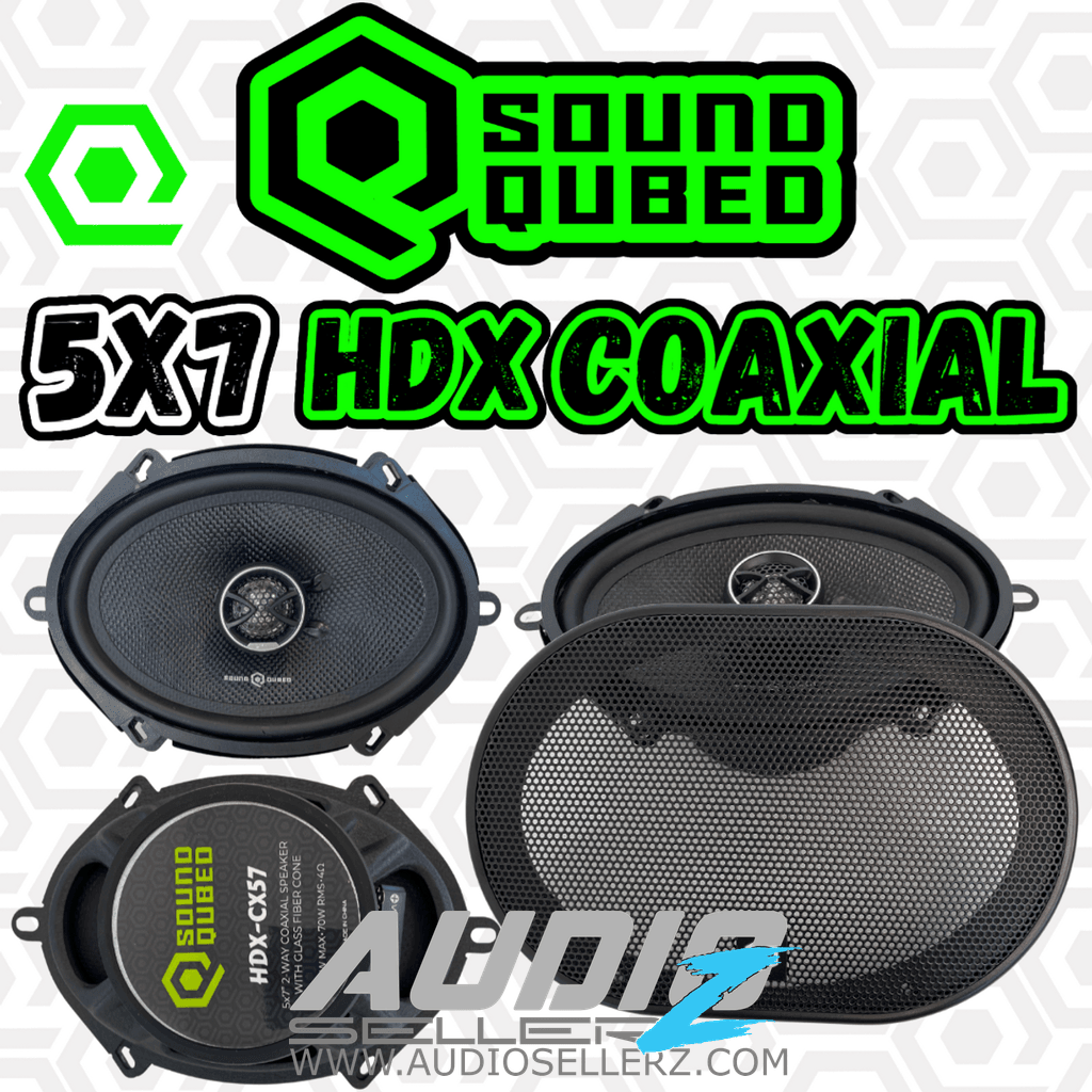 Soundqubed HDX Series 5x7" Coaxial 2-way Speakers