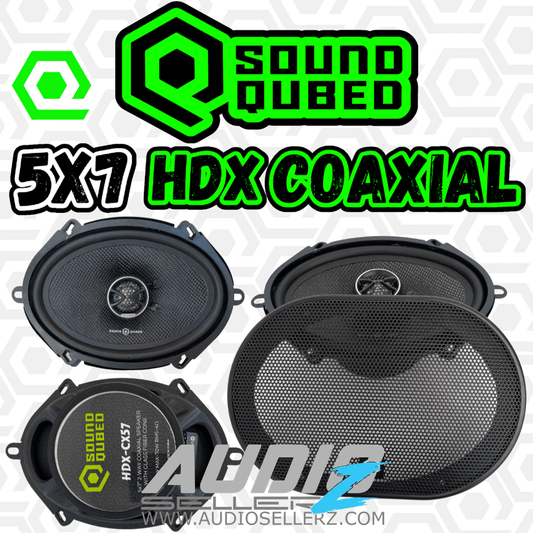 Soundqubed HDX Series 5x7" Coaxial 2-way Speakers