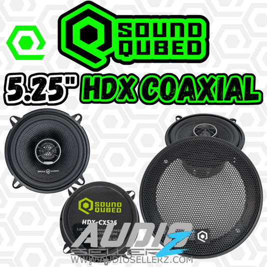 Soundqubed HDX Series 5.25" Coaxial 2-way Speakers