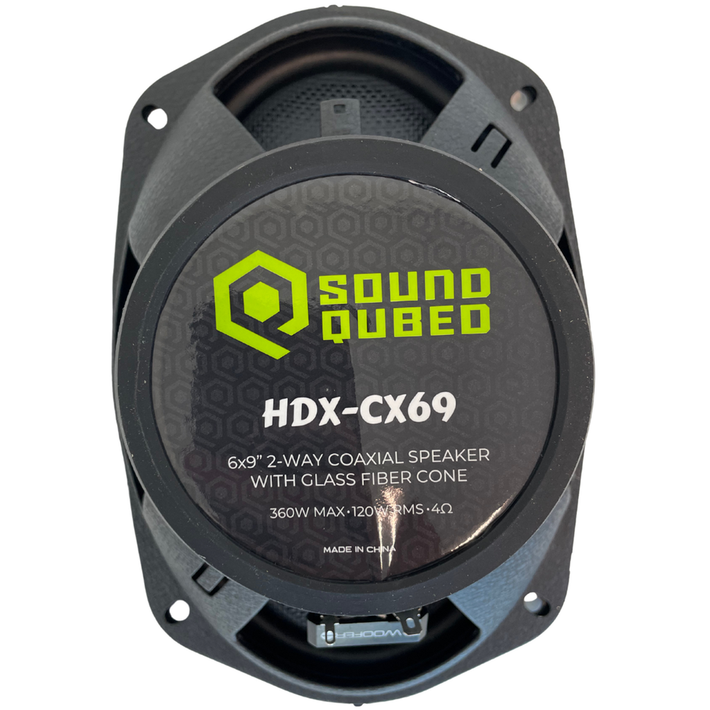 Soundqubed HDX Series 6x9" Coaxial 2-way Speakers